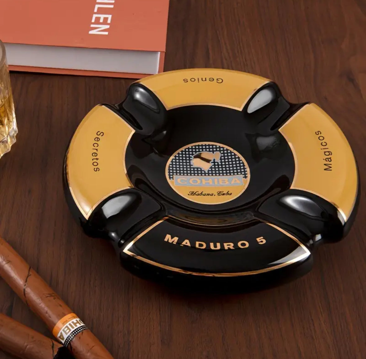 Mature cohiba ashtray
