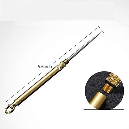 Gold Cigar Holder Needle Stainless Steel Punch Draw
