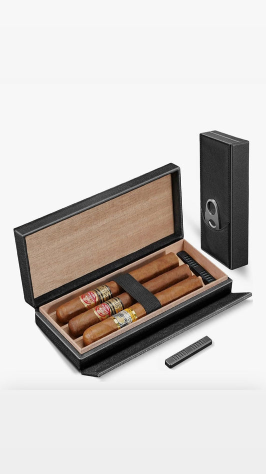 TEPLET HUMIDOR 3 CIGARS