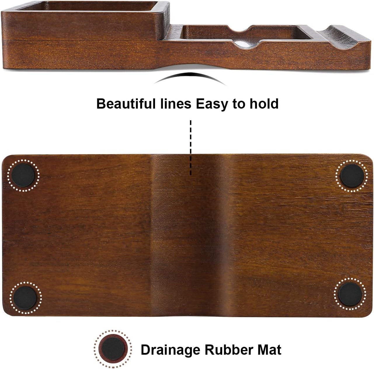 Cigar Ashtray Coaster Whiskey Glass Tray and Cigar Holder