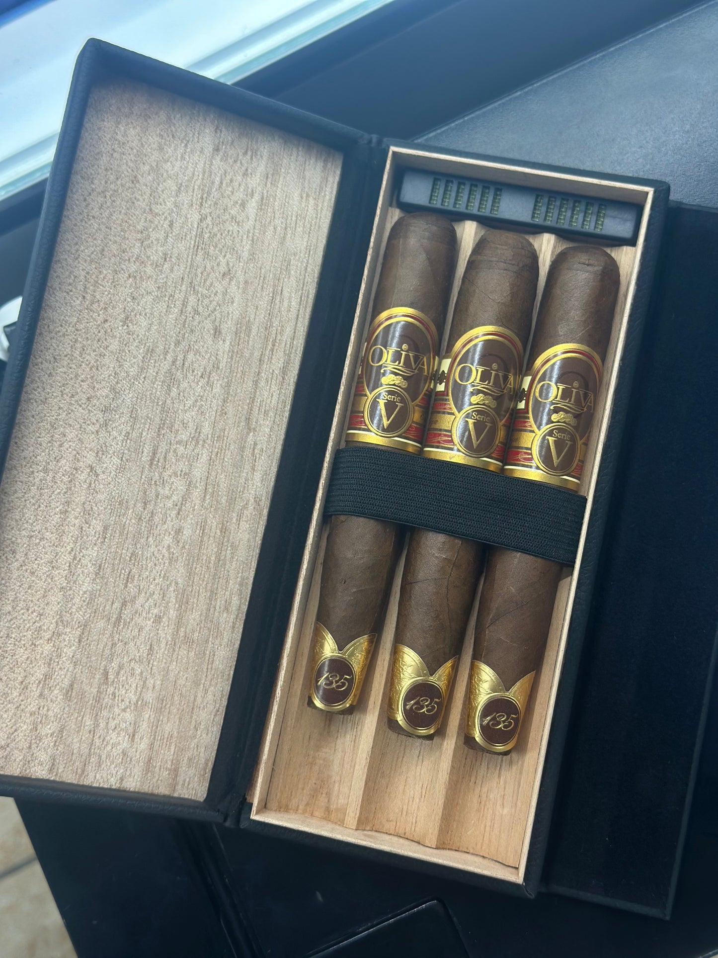 TEPLET HUMIDOR 3 CIGARS