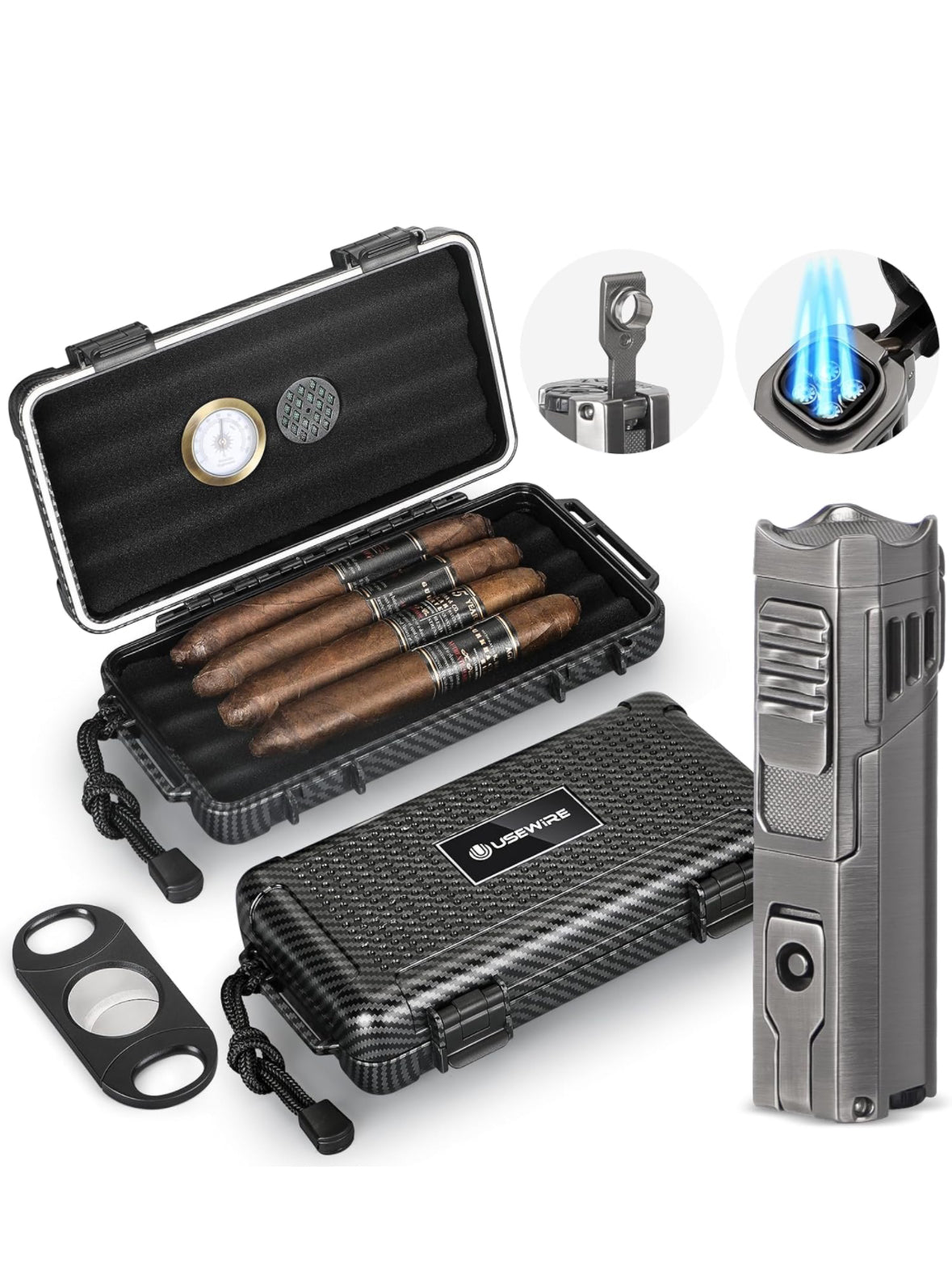 Portable Travel Cigar Case