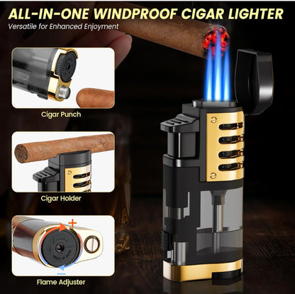 Travel Cigar Humidor Set