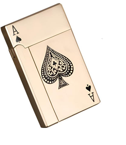 POKER LIGHTER GOLD