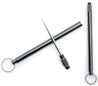 Gold Cigar Holder Needle Stainless Steel Punch Draw