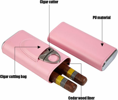 3D Cigar Travel Humidor Kit PINK