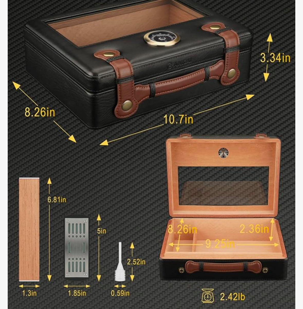 Vintage Travel Humidor