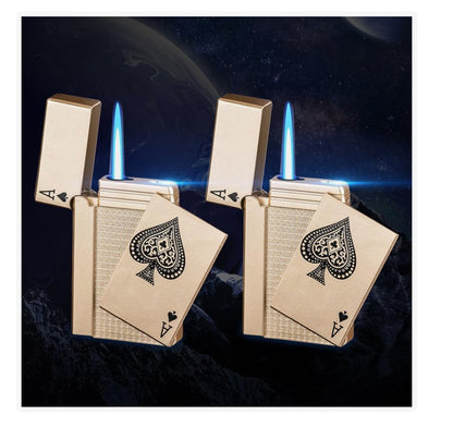 POKER LIGHTER GOLD