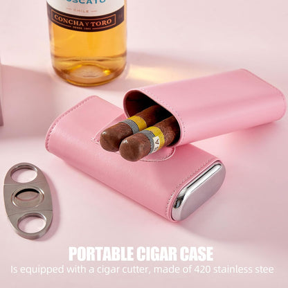 3D Cigar Travel Humidor Kit PINK