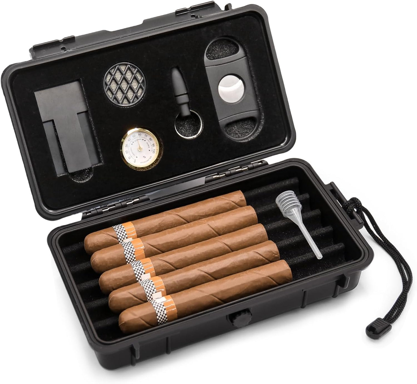 INFINITY Travel Cigar Humidor Case | Waterproof,