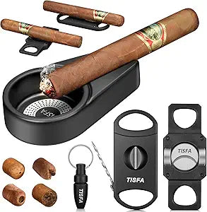 Cigar Ashtray Set, Portable TWO