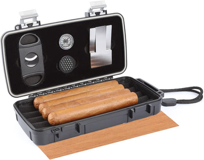 Travel Cigar Humidor Box Case