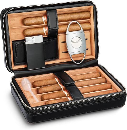 Leather Cigar Case Premium