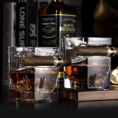 Cigar Whiskey Glasses Set