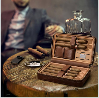 Leachoi Cigar humidor LEATHER