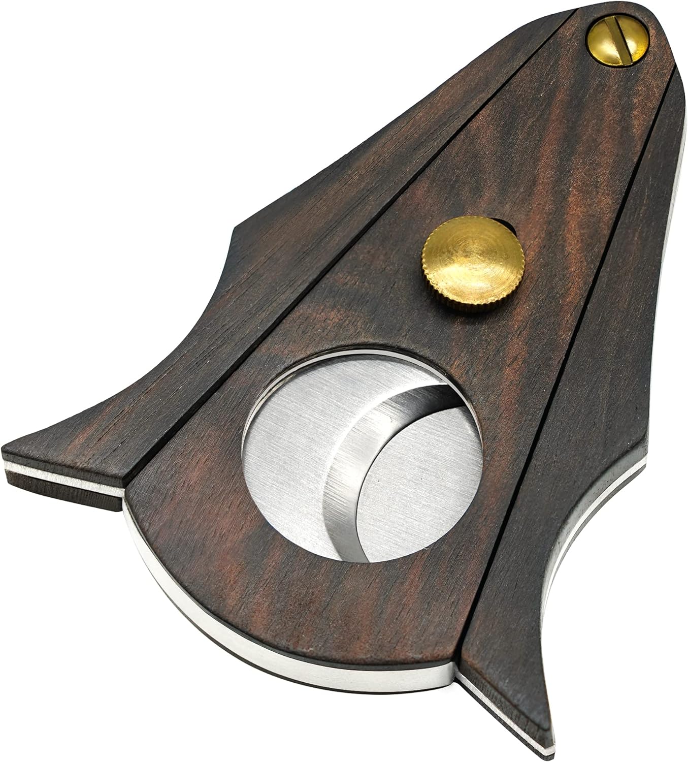 Stainless steel Wood Cigar cutter
