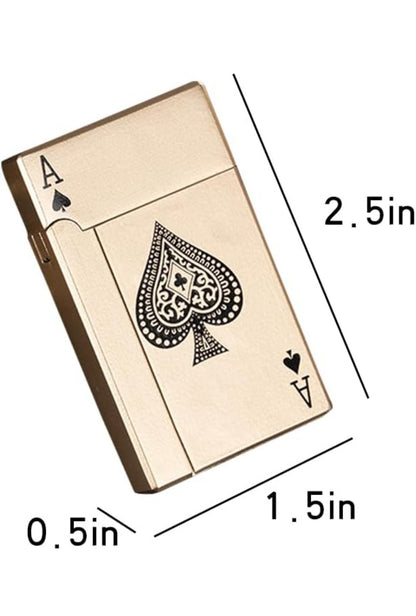 POKER LIGHTER GOLD