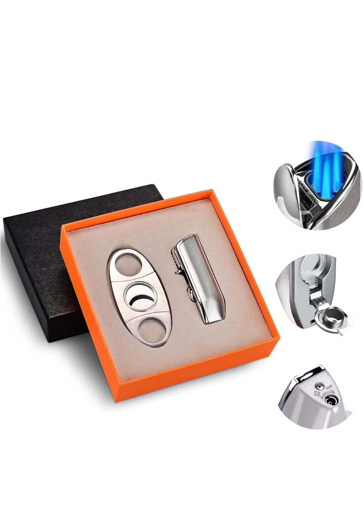 Cigar Set Silver