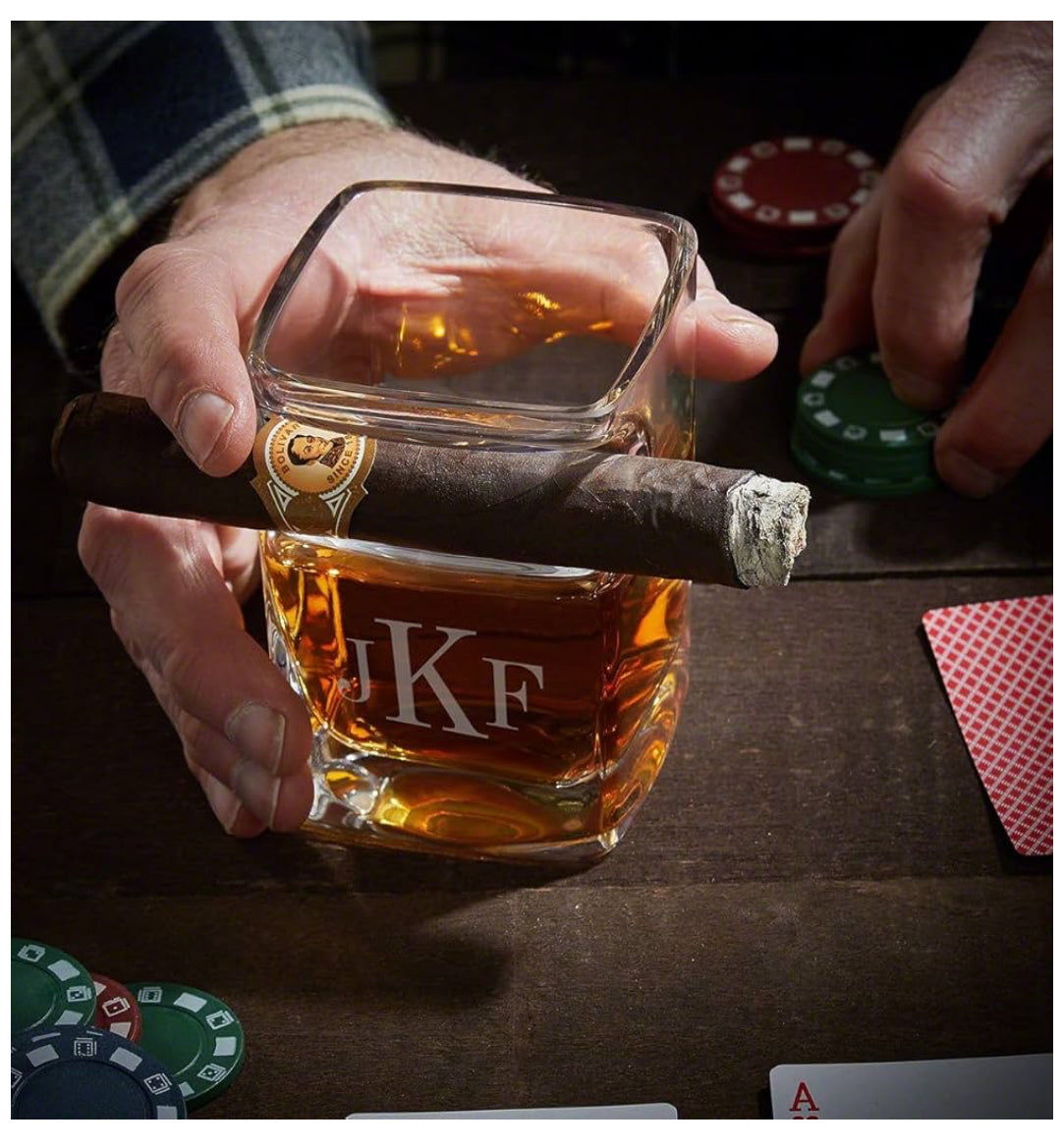 Cigar Whiskey Glasses Set