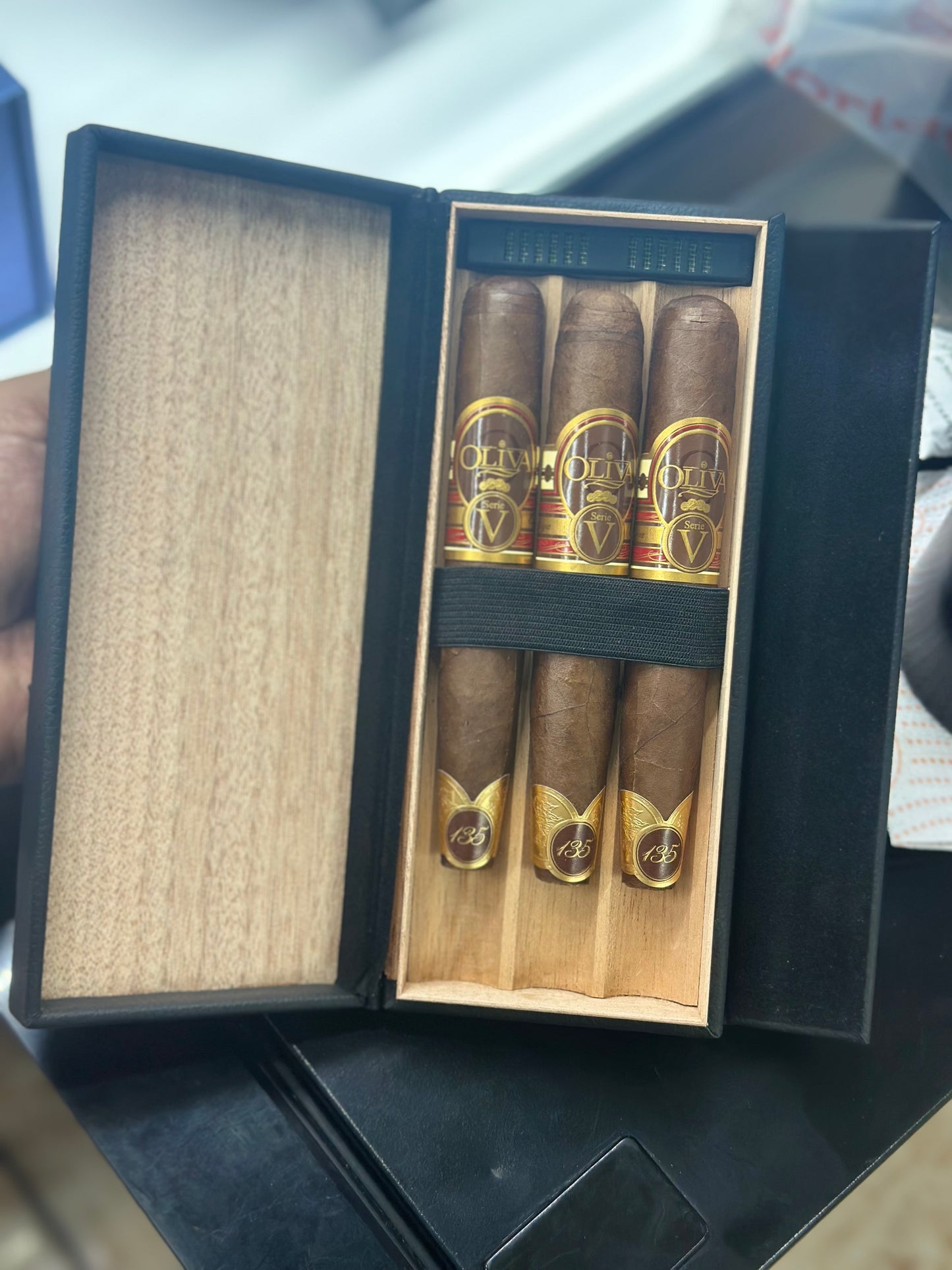 TEPLET HUMIDOR 3 CIGARS