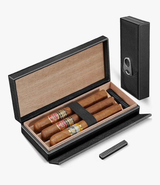 TEPLET HUMIDOR 3 CIGARS