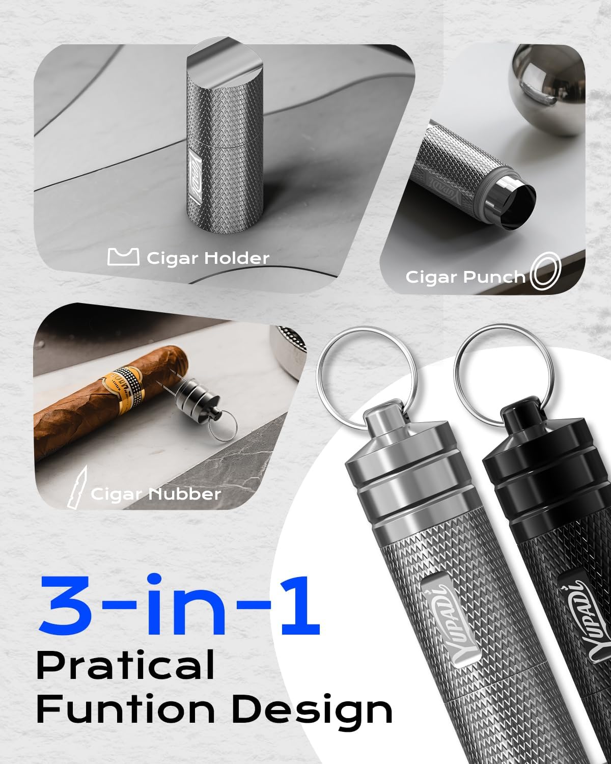 3-1 Cigar Punch Accessories Kit